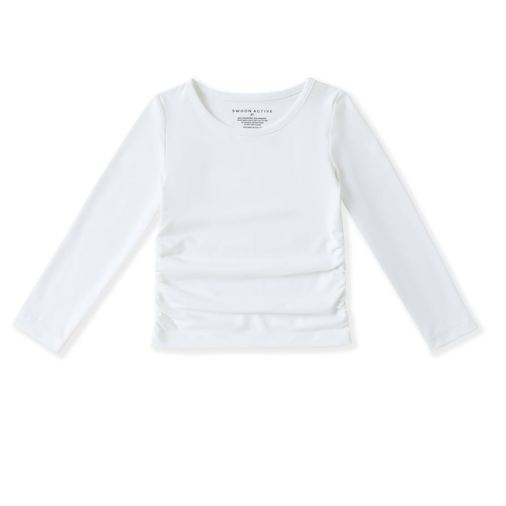 White Ruched Top