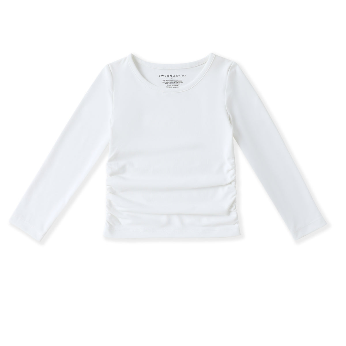 White Ruched Top