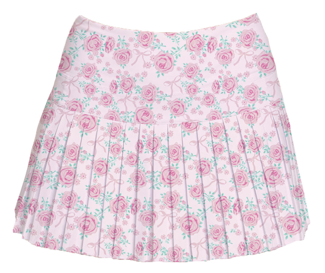 Rosie Bows mini pleat skort