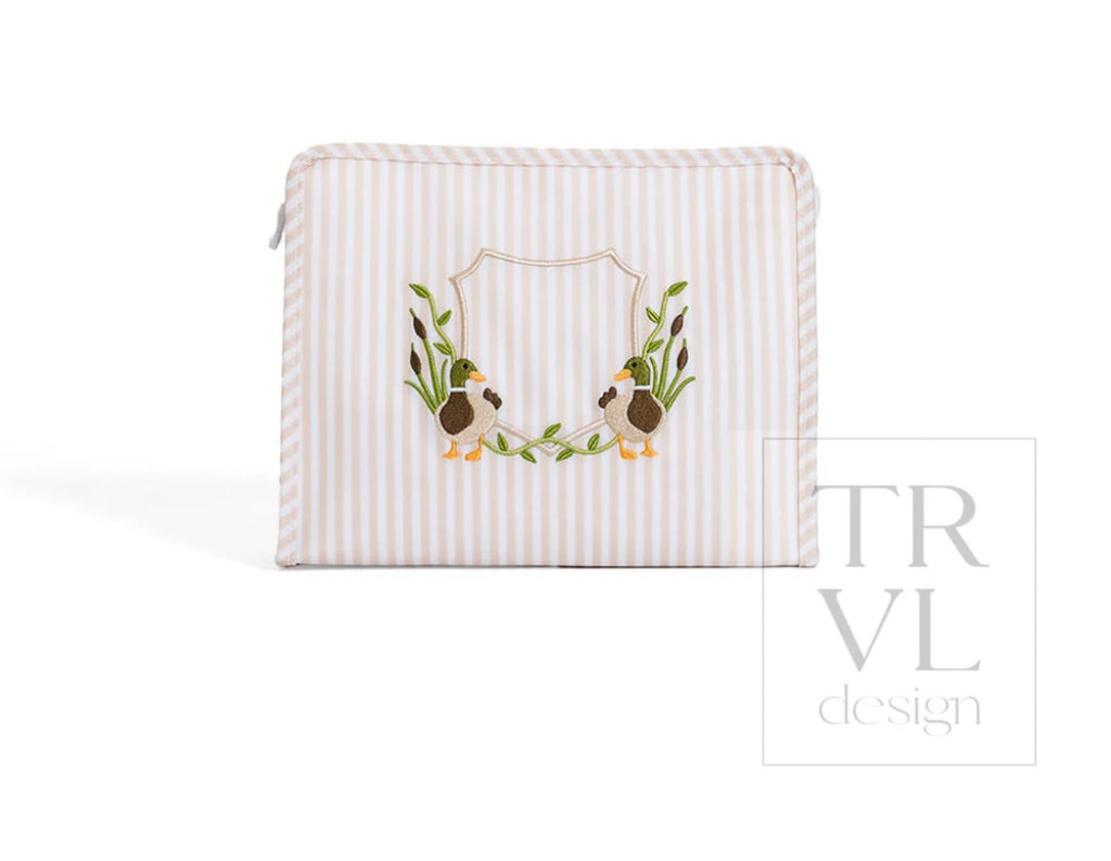 ROADIE LARGE Zip Pouch - PIMLICO DUCK SAND