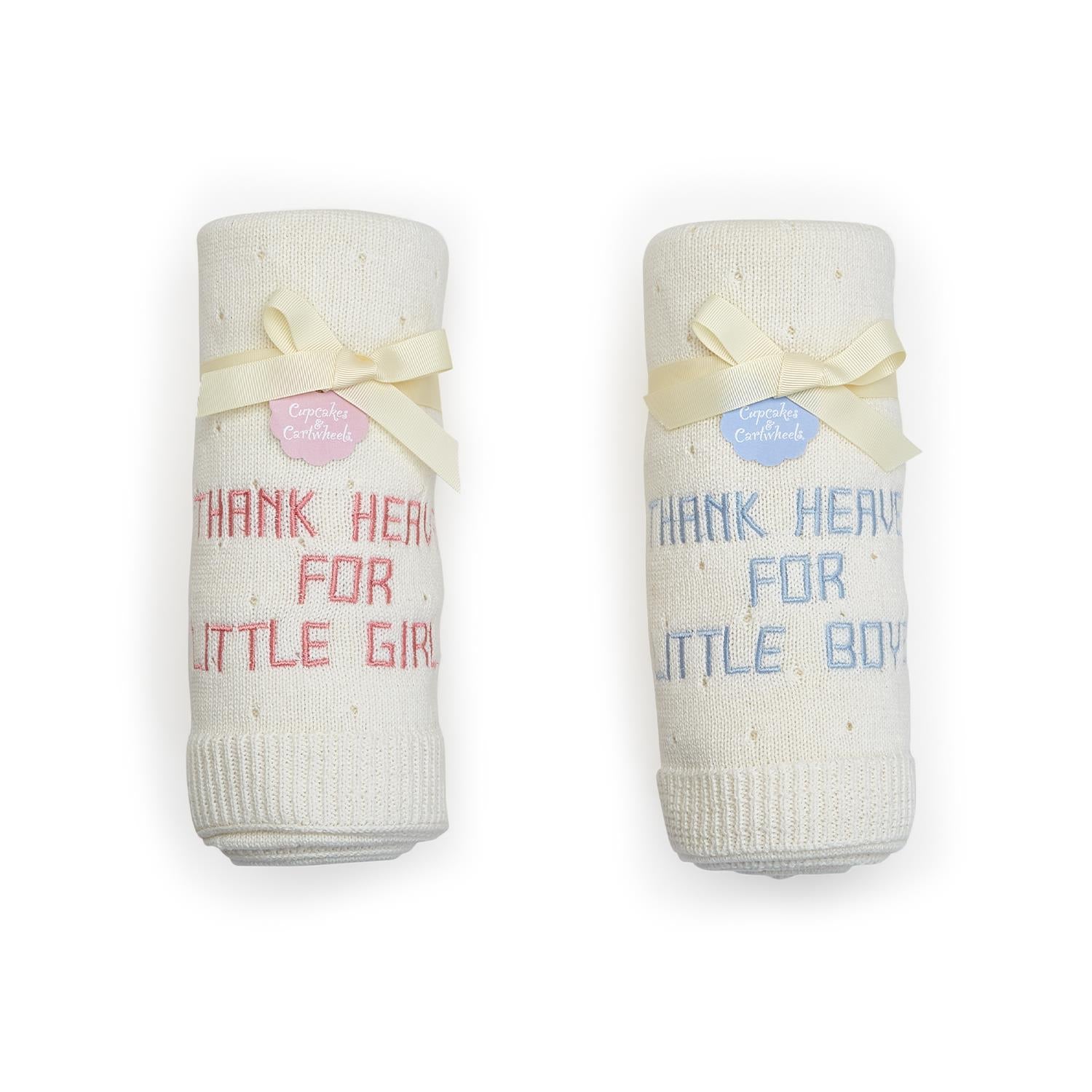 Thank Heaven Knit Blanket