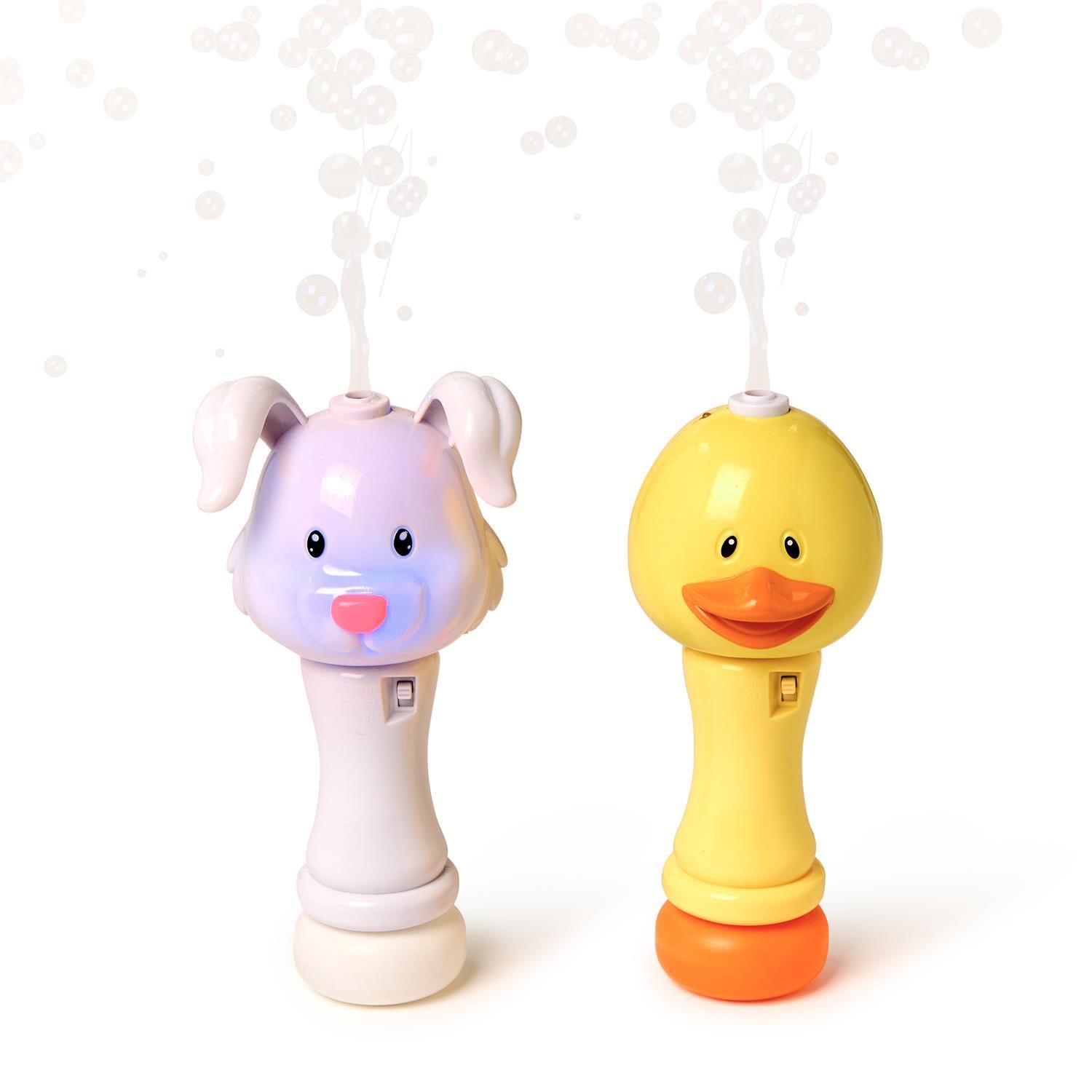 Spring Bubbles LED Illuminating Bubble Wand Blower