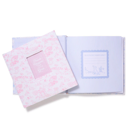 Thank Heaven Animal Toile Fabric Cover Photo Album