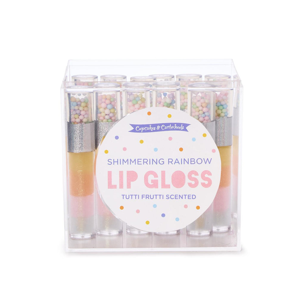 Rainbow Sparkles Tutti Frutti Scent Multicolor Shimmering Lip Gloss