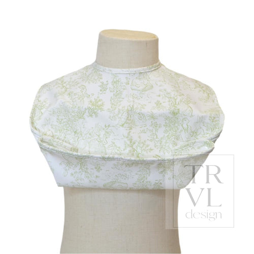 Best Bib - Bunny Toile Green