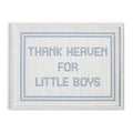 Thank Heaven for Little Boys Cross-Stich Embroidery Wall Art