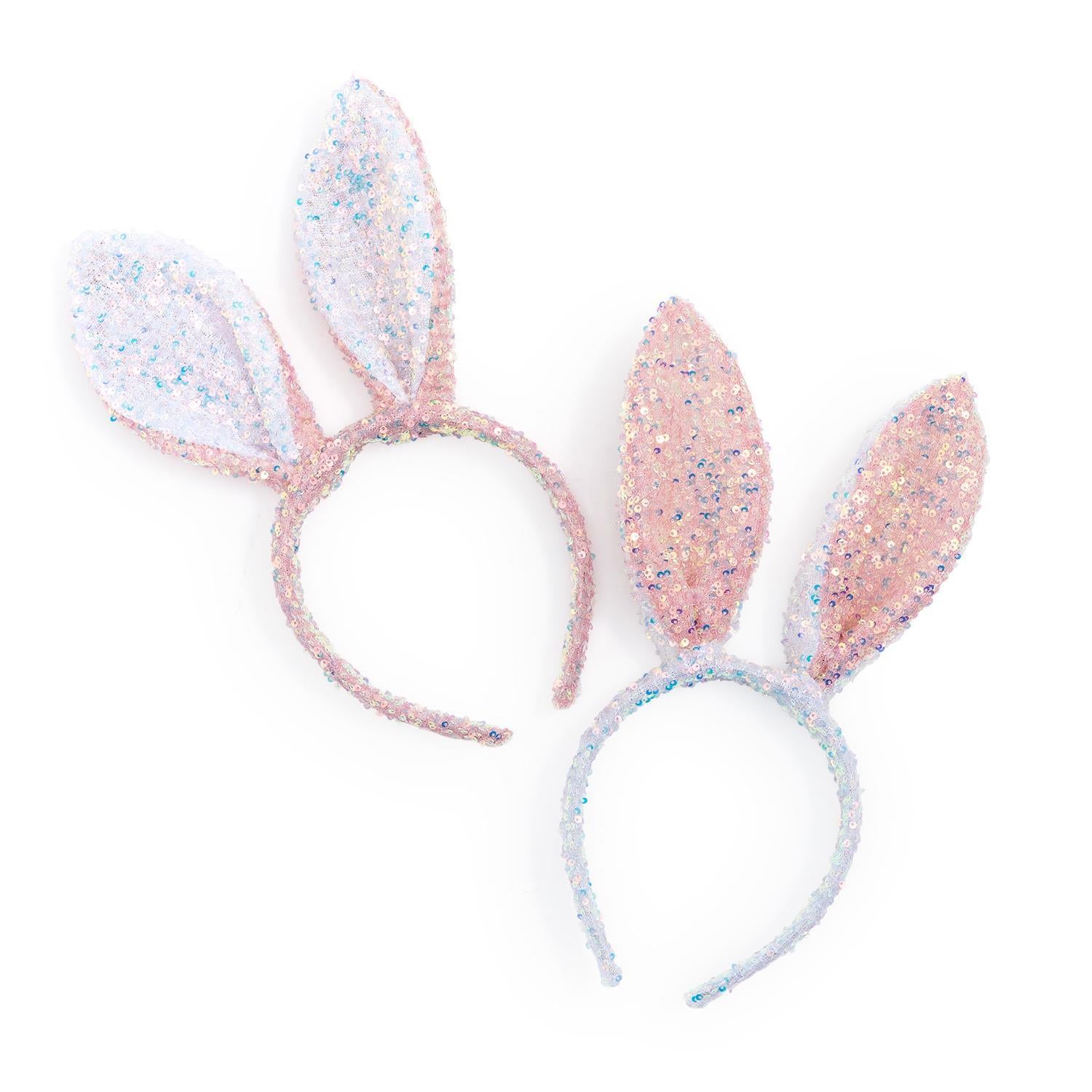 Sequin Bunny Ears Headband