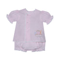 Blanche Girl Diaper Set - Noah's Ark