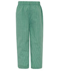 Boy's green Gingham pants