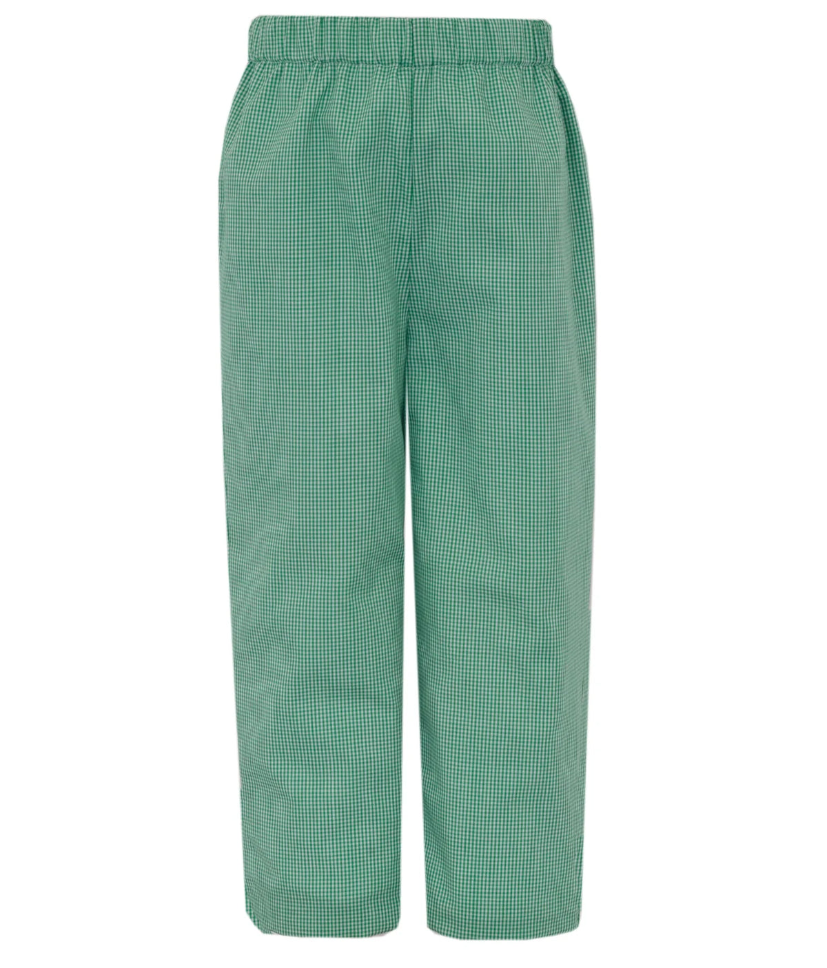 Boy's green Gingham pants