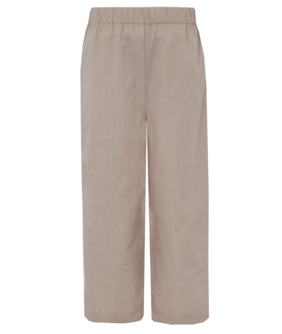 Boy's khaki Gingham pants