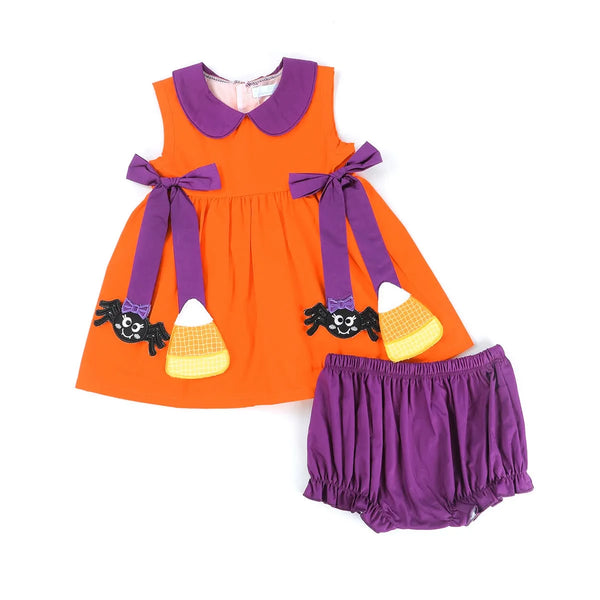 Halloween Side Tie Bloomer Set