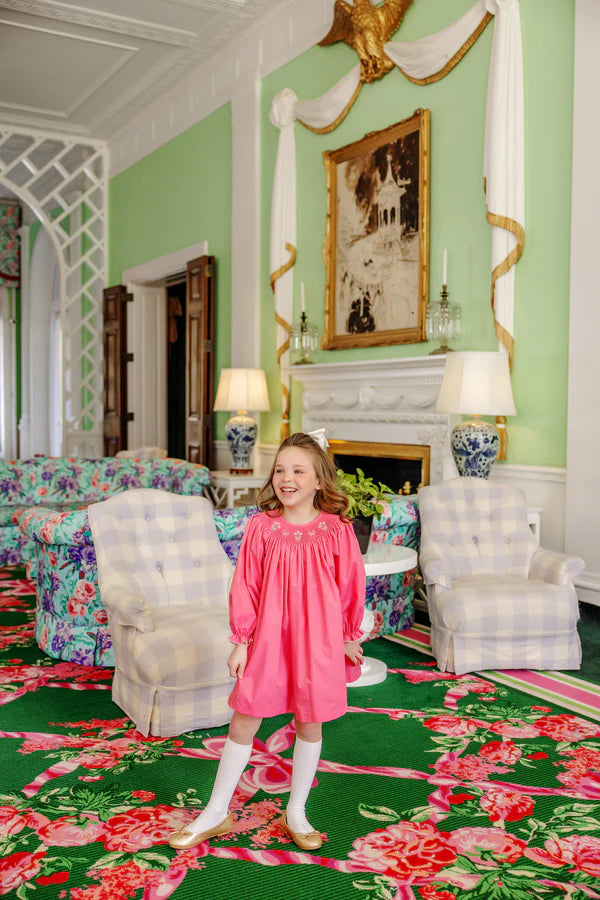 Long Sleeve Sandy Smocked Dress