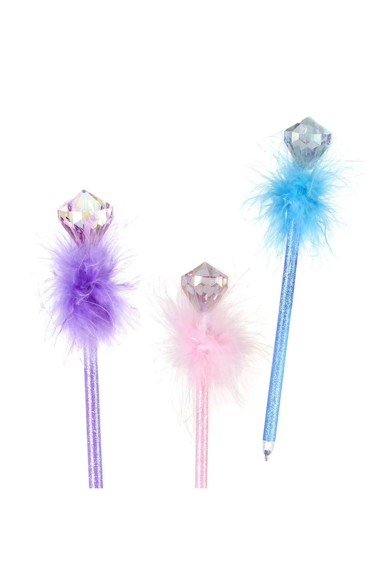 Diamond Gem Fluffy Pens