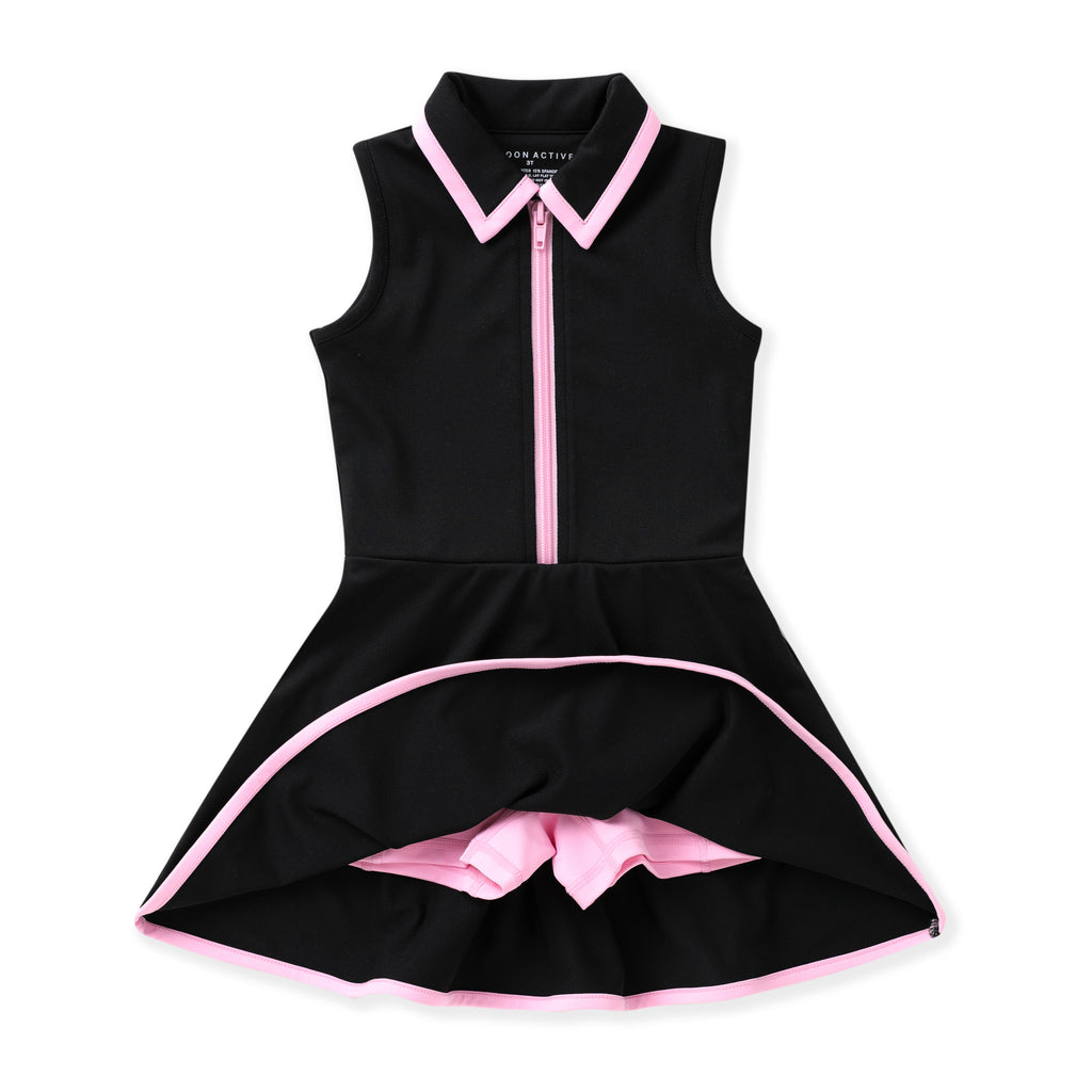 Courtside Black/PinkTennis Dress