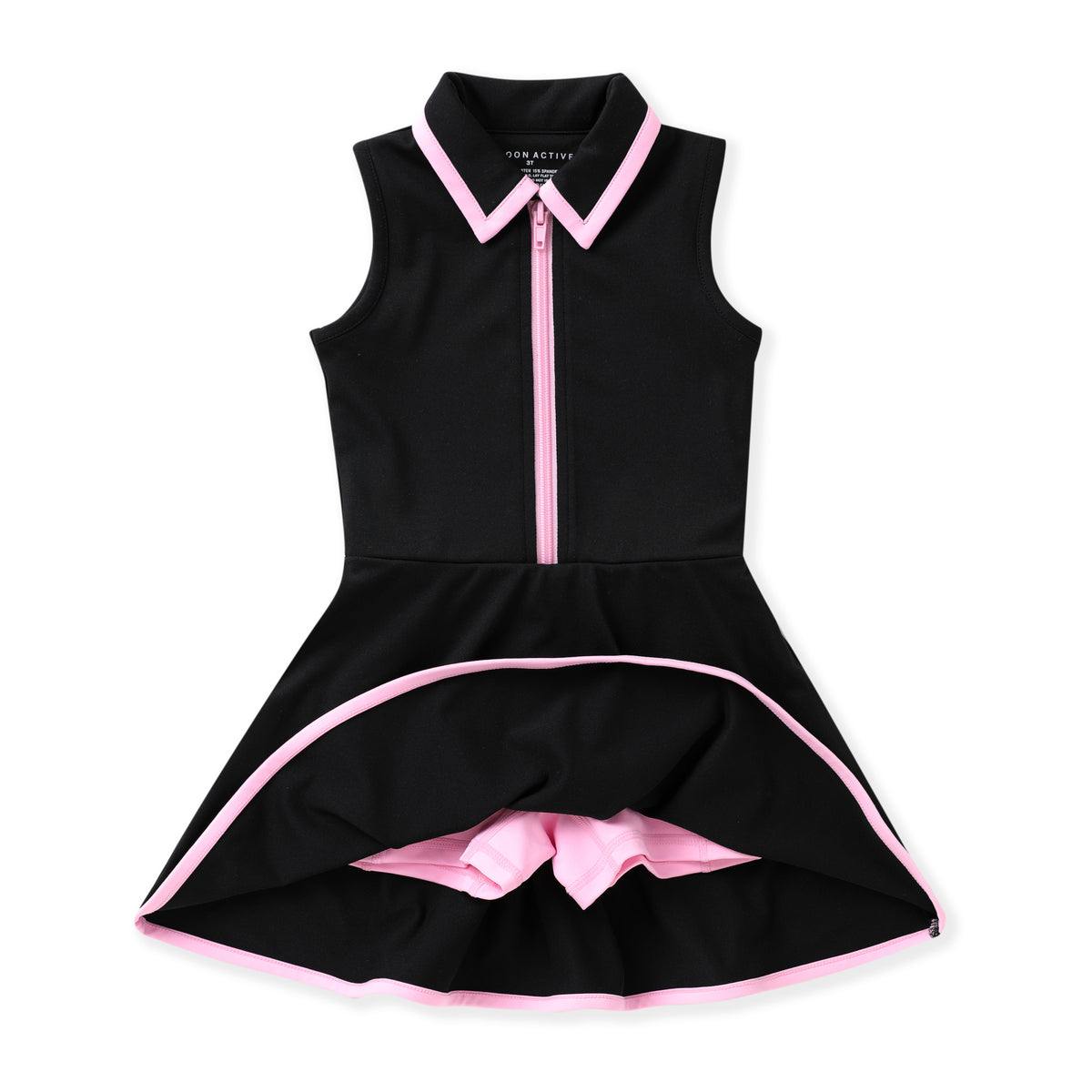 Courtside Black/PinkTennis Dress