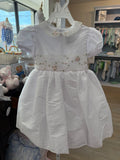 Faux Silk Flower Girl Dress