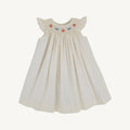 Angel Sleeve Sandy Smocked Dress
