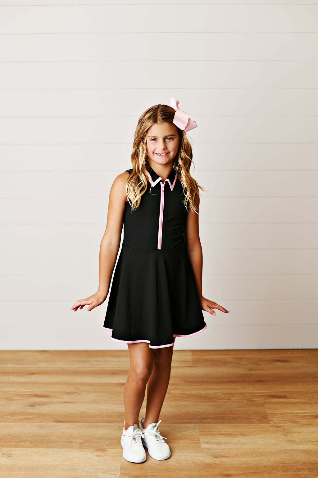Courtside Black/PinkTennis Dress