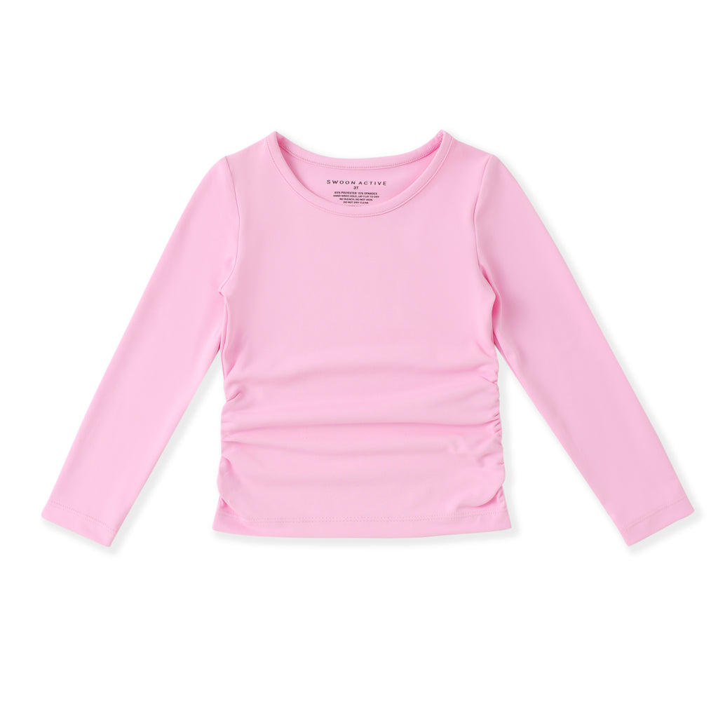 Bubblegum Pink Ruched Top