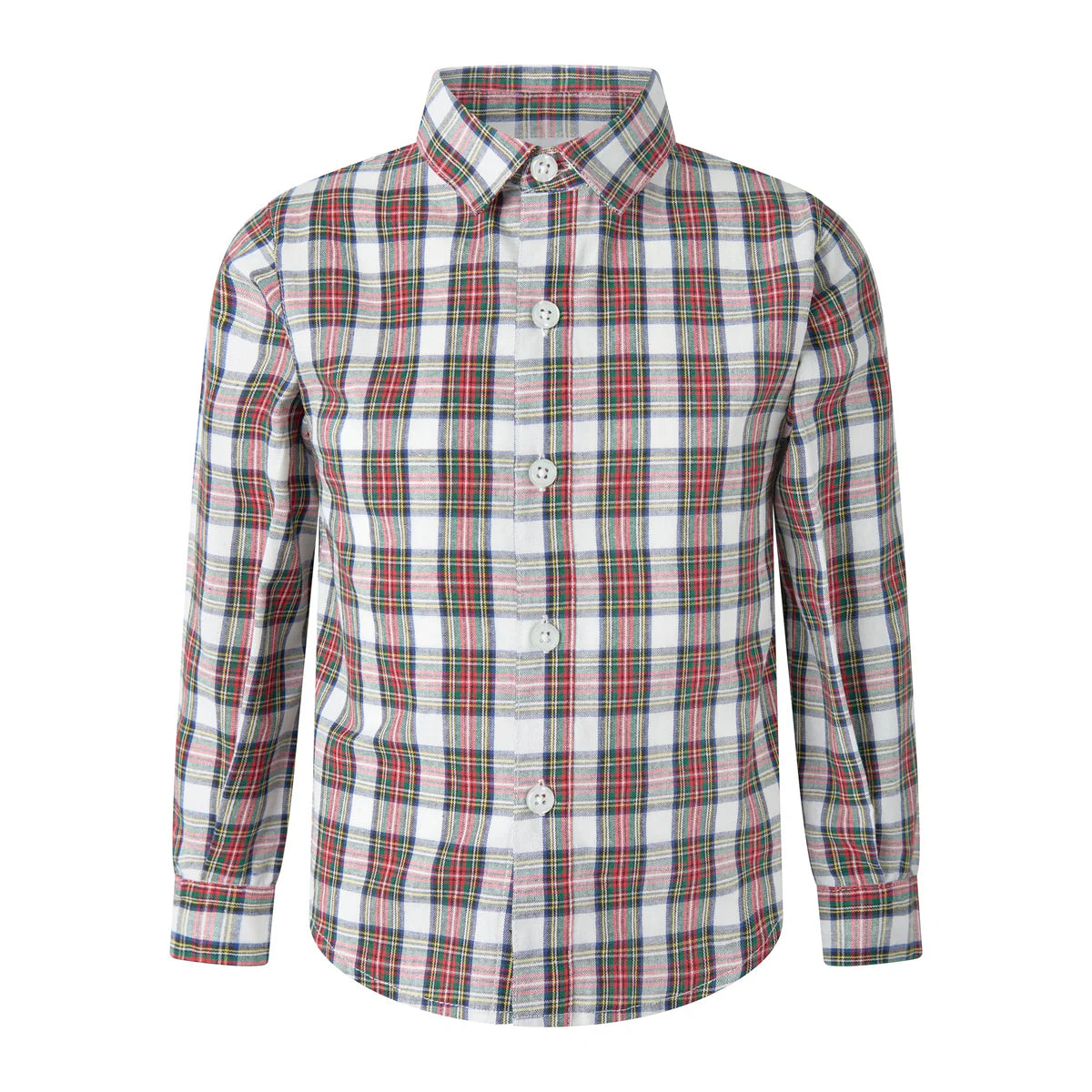 IVORY TARTAN SHIRT