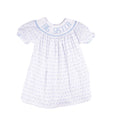 Big Sister Dress - Blue Swiss