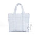 QUILTED MINI GO GO TOTE - PIMLICO STRIPE BLUE