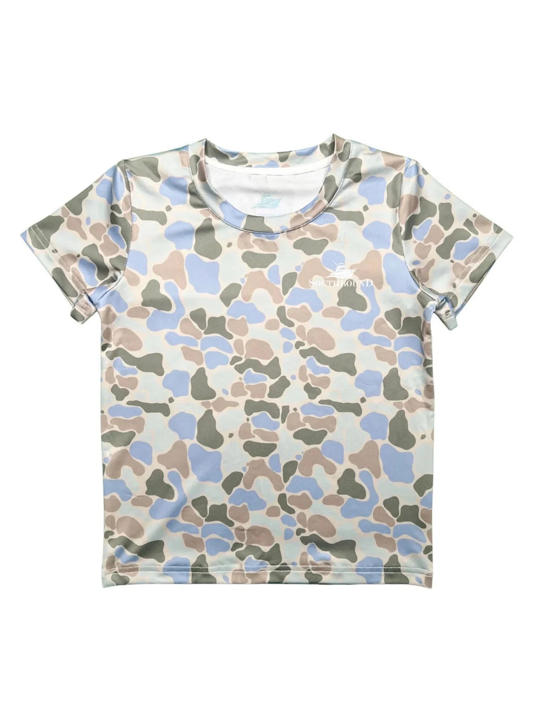 Performance Tee-Blue Camo