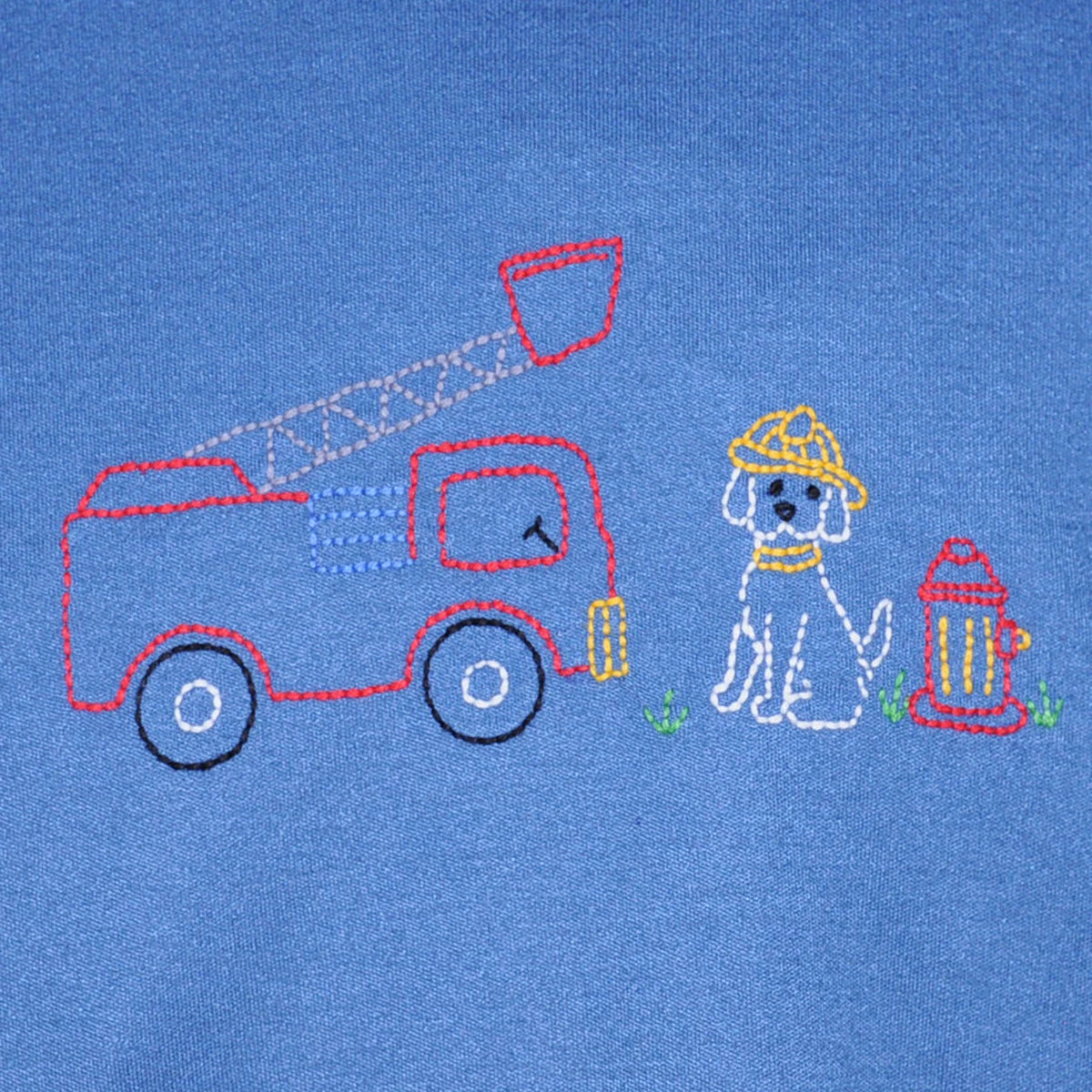 Houston Shirt- Dog with Firetruck