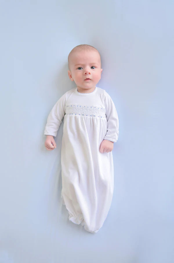 Sweetly Smocked Greeting Gown Boy