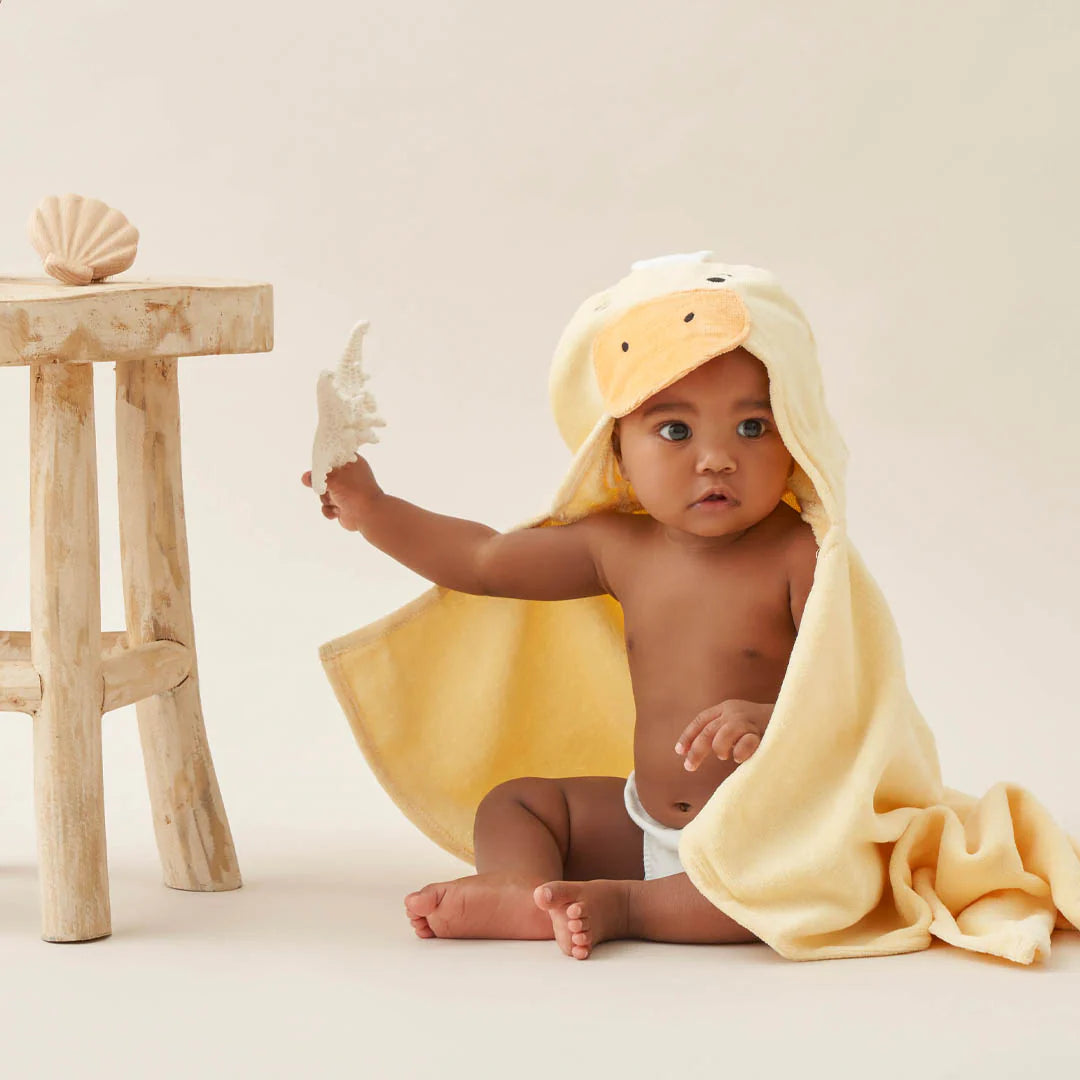 HOODED BABY BATH WRAP