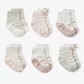 PINK MARY JANE NON SLIP SOCKS 6PK