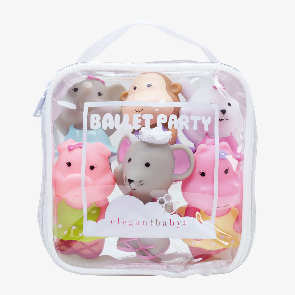 BALLET PARTY SQUIRTIE BABY BATH TOYS