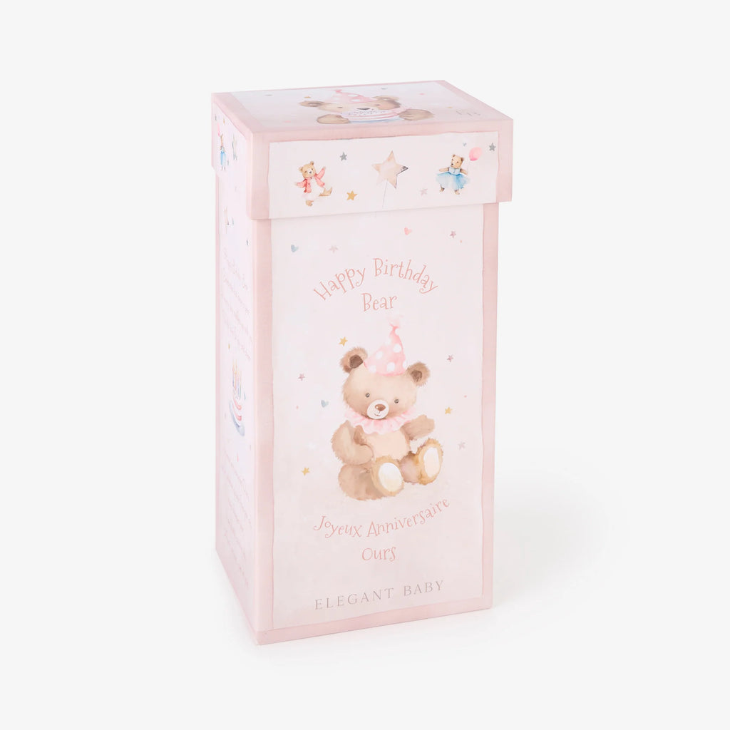 BIRTHDAY BEAR PLUSH TOY W/ GIFT BOX