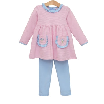 Flower Bouquet Pant Set