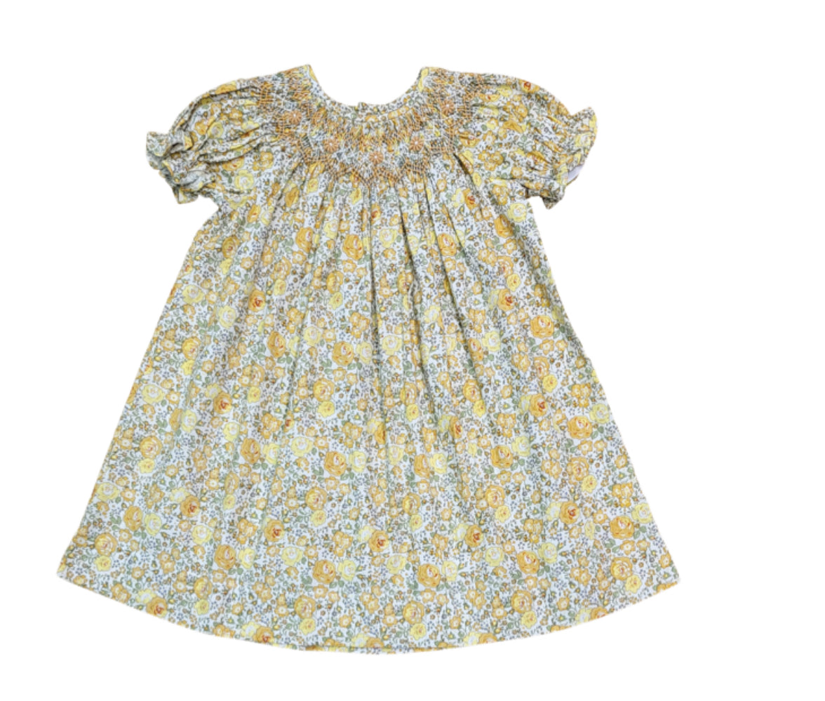 Jacqueline floral smocked dress