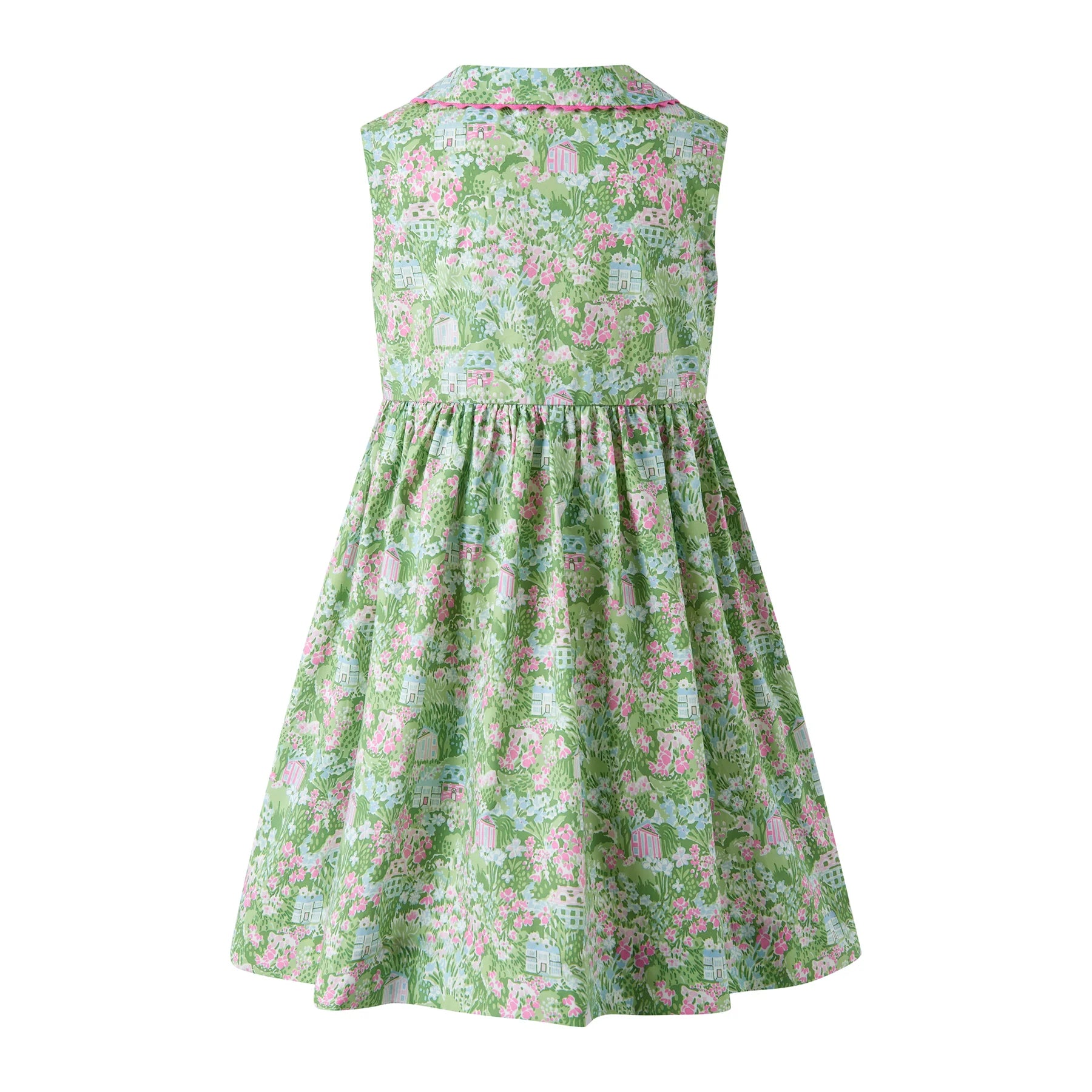 GARDEN BUTTON-FRONT DRESS