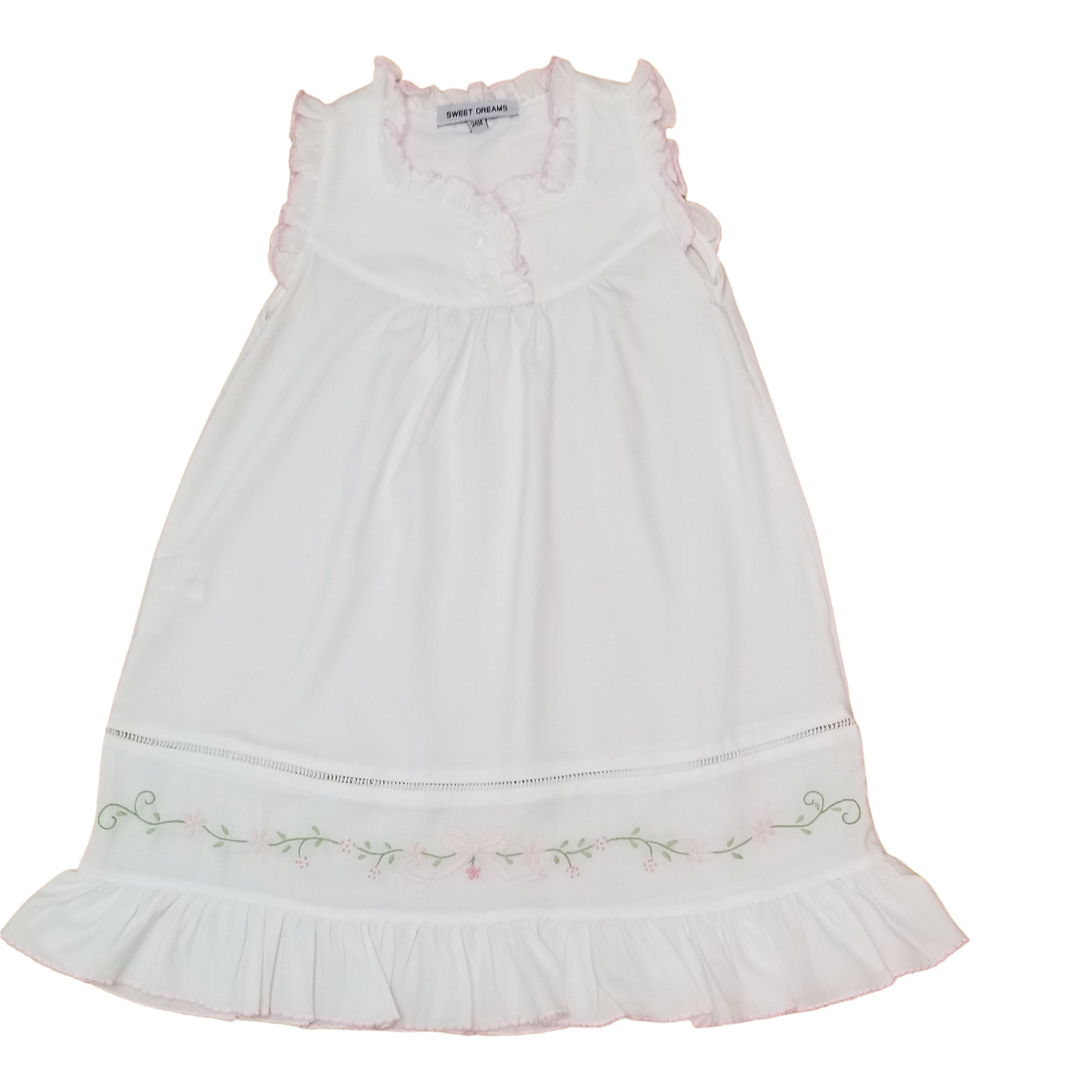 Spring Garden Bow White Gown