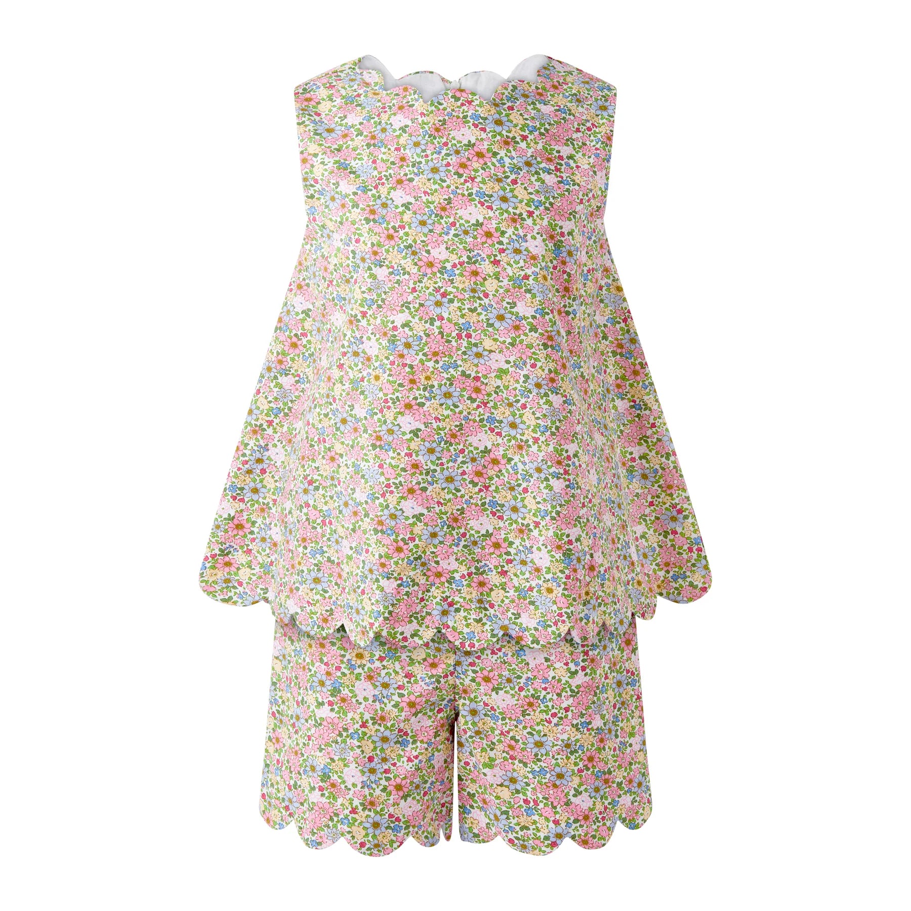 FLORAL SCALLOPED SET