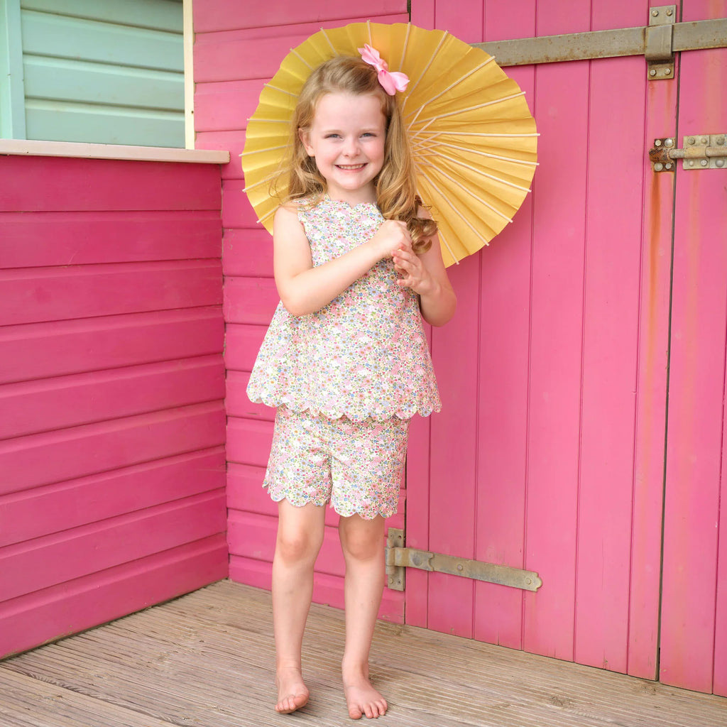 FLORAL SCALLOPED SET