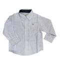 Long Sleeve Dress Shirt- Lavender/White