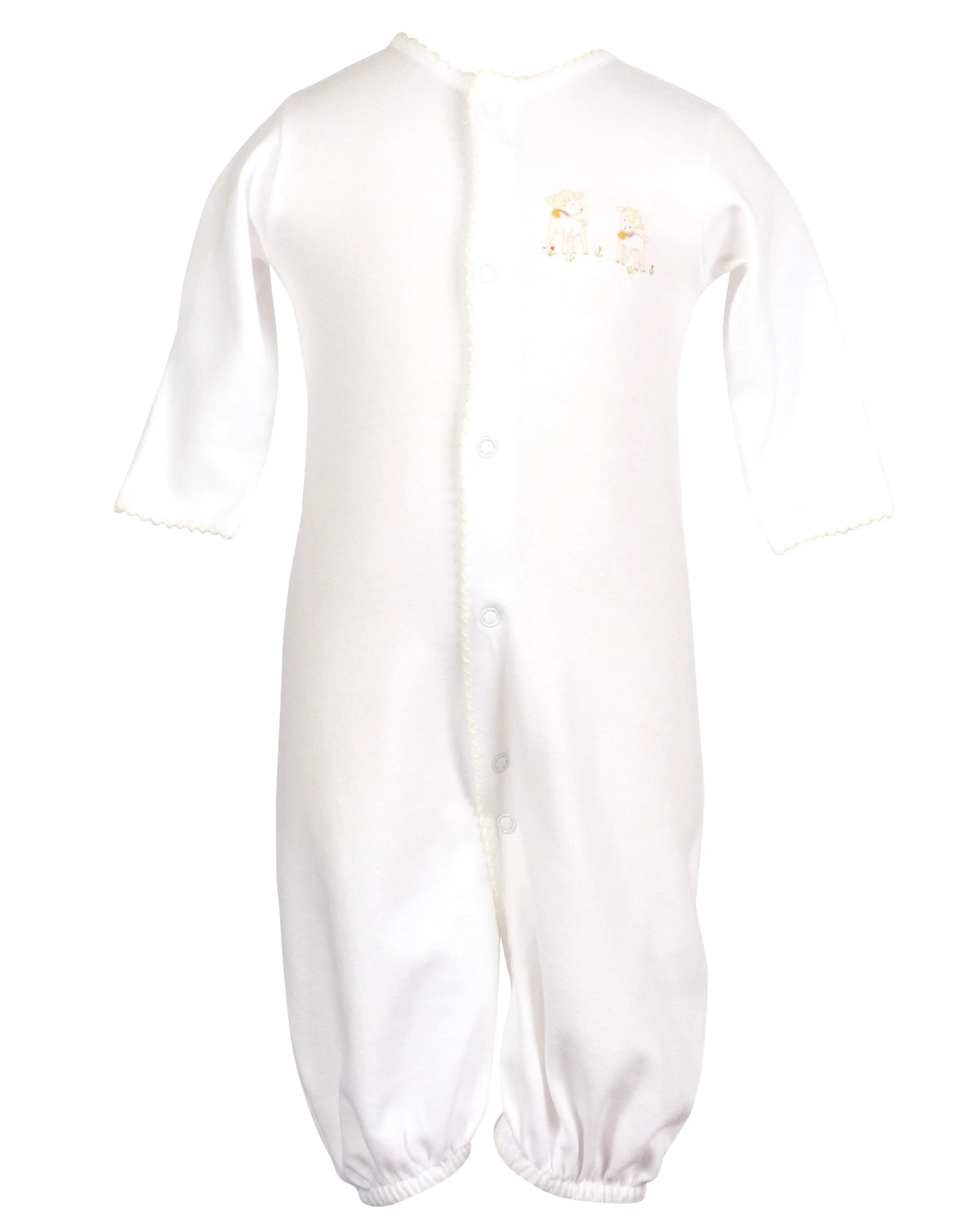 Lambikins Converter Gown - Egyptian Cotton Knit - Blue