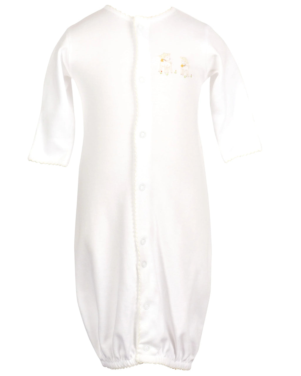 Lambikins Converter Gown - Egyptian Cotton Knit - Blue