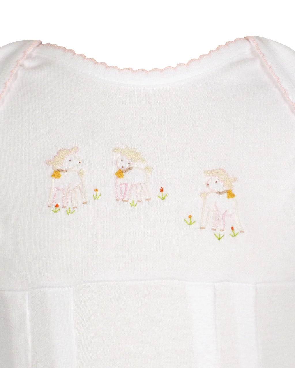 Lambikins Daygown - Egyptian Cotton Knit - Pink