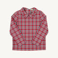 Long Sleeve Peter Pan Collar Shirt & Onesie