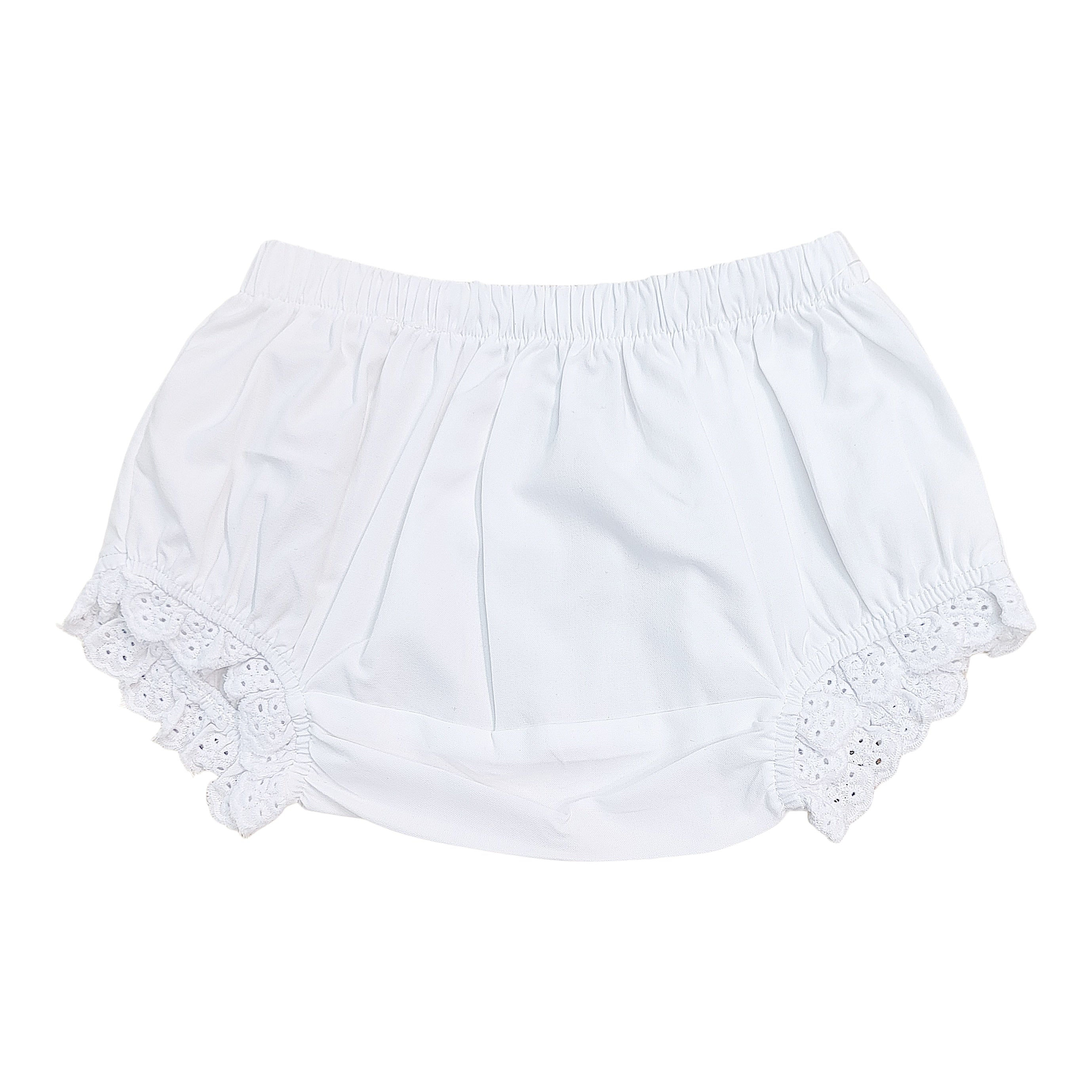 White eyelace white bloomer