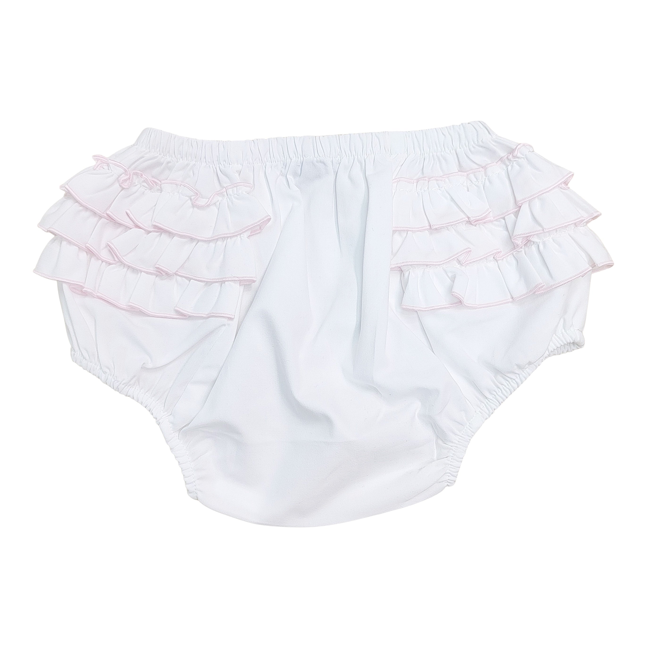 White Ruffle bloomer