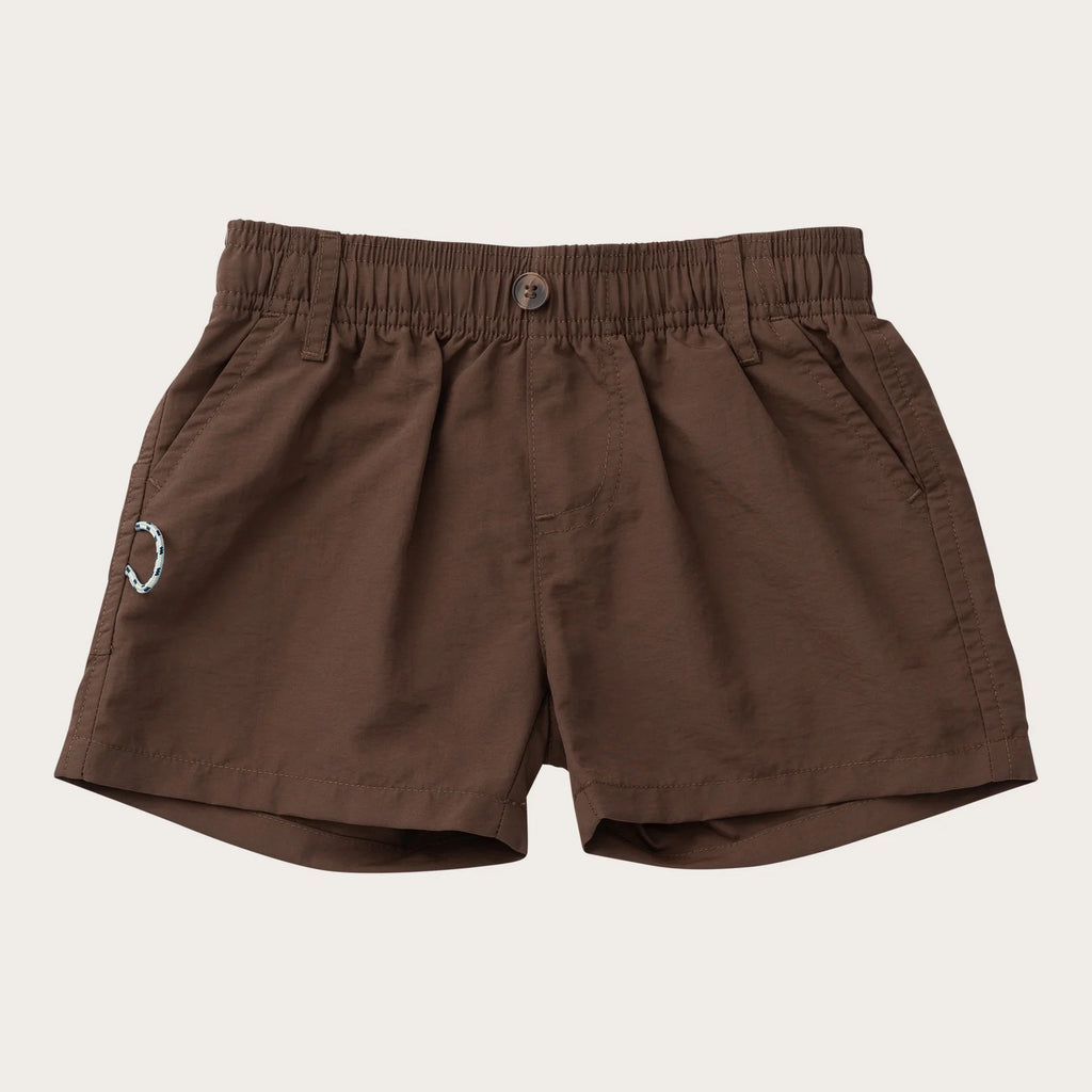 Boys' Outrigger Performance Short in Coffee Quartz Brown
