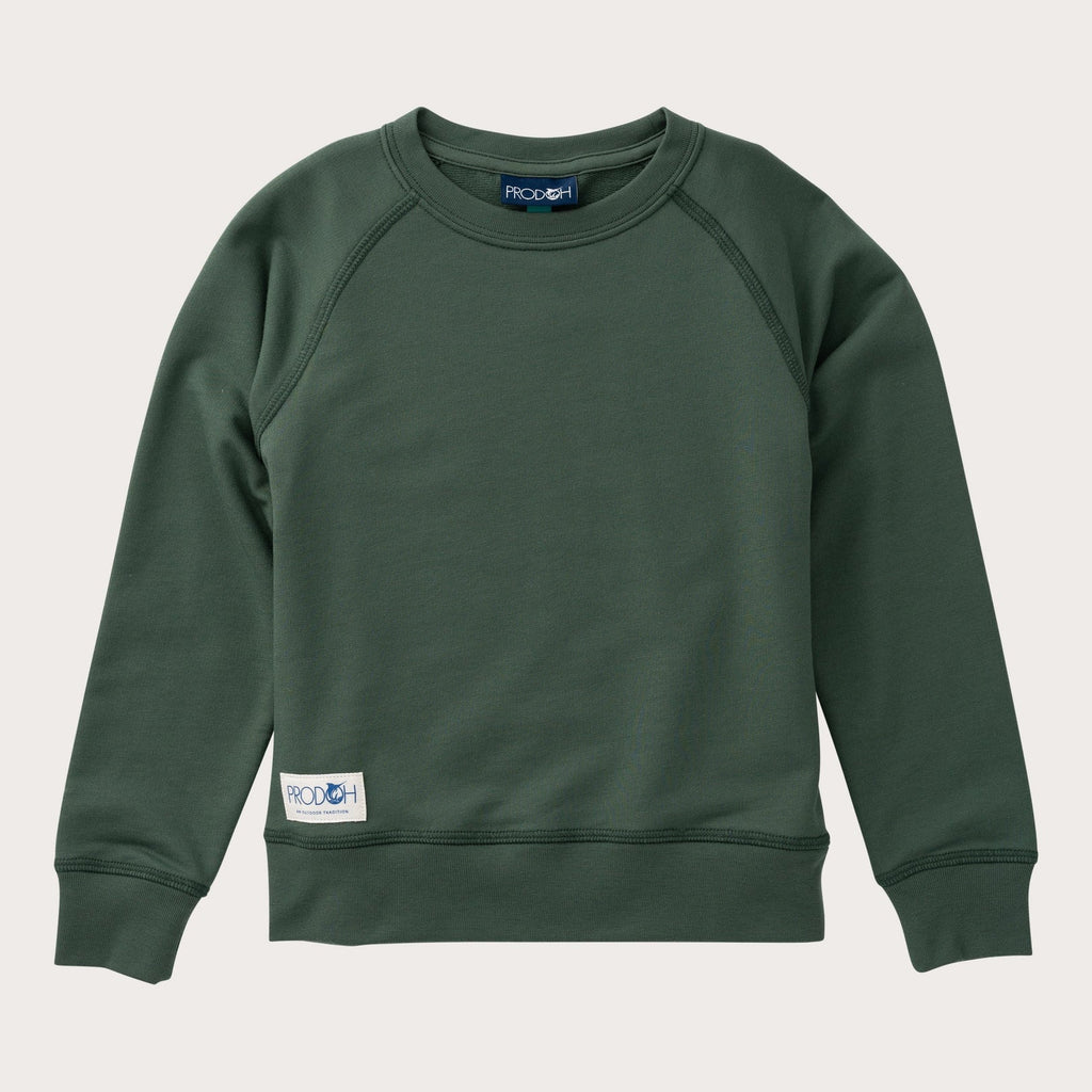 Kids' Classic Crew Control Sweatshirt in Camping Green