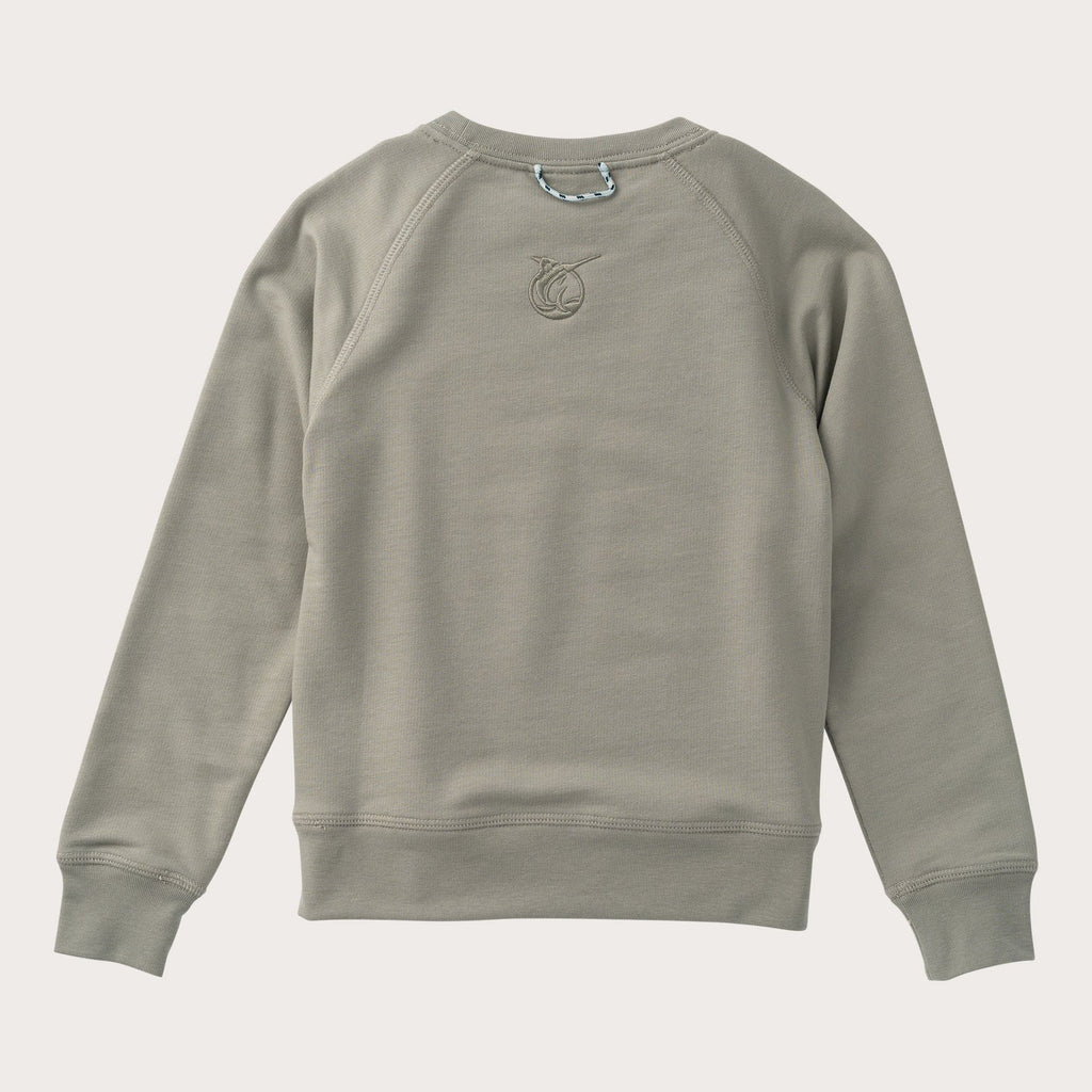 Kids' Classic Crew Control Sweatshirt in Sage Green